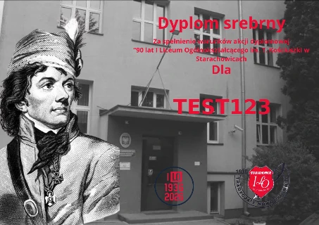 Dyplom srebrny