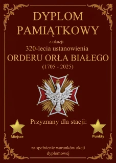 320-lecie ustanowienia Orderu Orła Białego - stacje PL