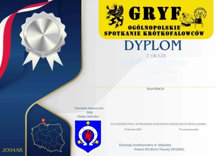 Dyplom srebrny