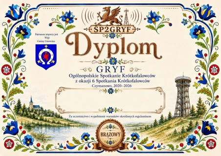 Dyplom brązowy