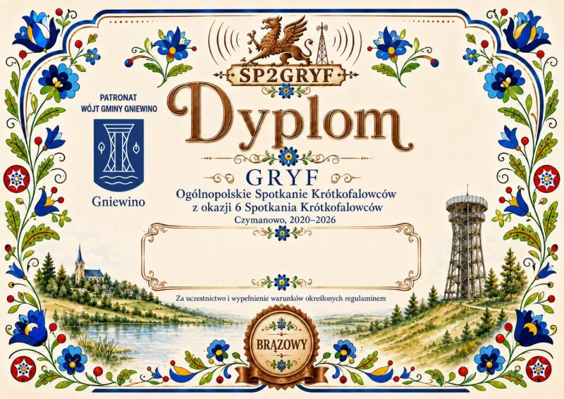 Dyplom brązowy