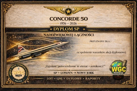 CONCORDE 50 – NADDŹWIĘKOWA ŁĄCZNOŚĆ ( SP )