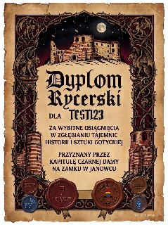 Dyplom Rycerski