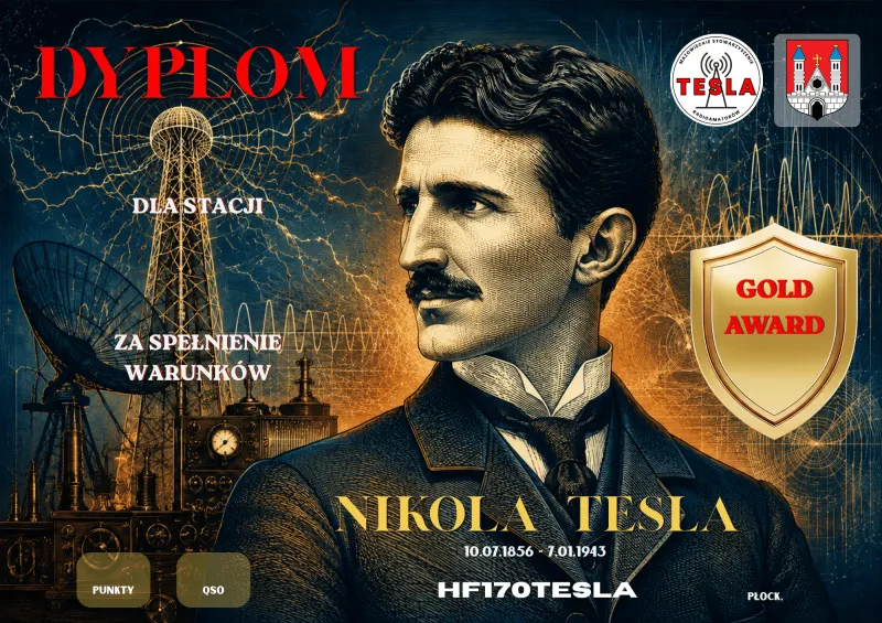 170. rocznica urodzin Nikoli Tesli - GOLD AWARD