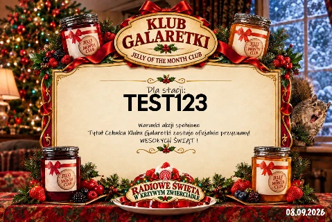 Dyplom specjalny - Tytuł członka klubu Galaretki