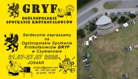GRYF Ogólnopolskie Spotkanie Krótkofalowców Czymanowo 2025