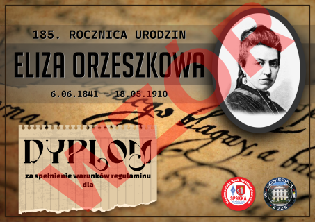 185 rocznica urodzin Elizy Orzeszkowej
